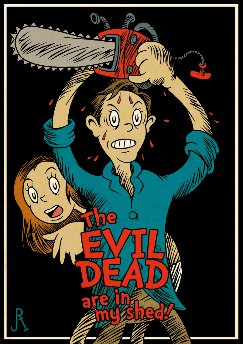 Illustration for article titled Dr. Seuss's Evil Dead is the children's book that needs to happen